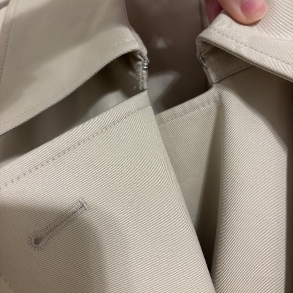 Uniqlo C tan/natural trench coat XS NWT - Picture 8 of 16